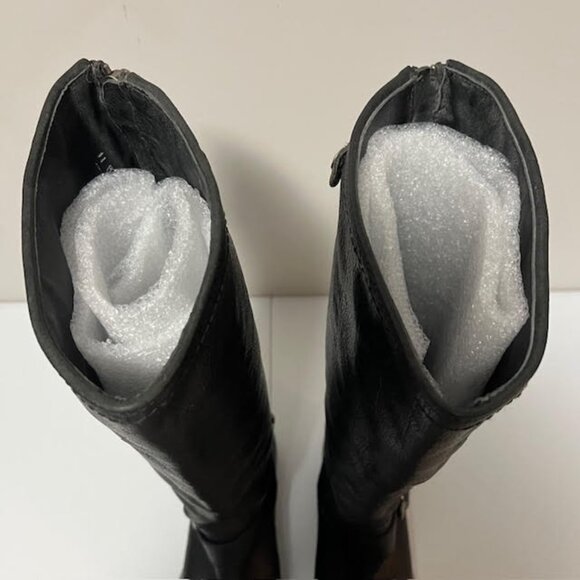 Frye Veronica Slouch Leather Tall Riding Boots US 11 - Picture 16 of 16